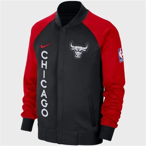 weiße nike chicago bulls jacke|Official Chicago Bulls Nike Jackets, Track Jackets, Pullovers, .